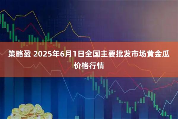 策略盈 2025年6月1日全国主要批发市场黄金瓜价格行情